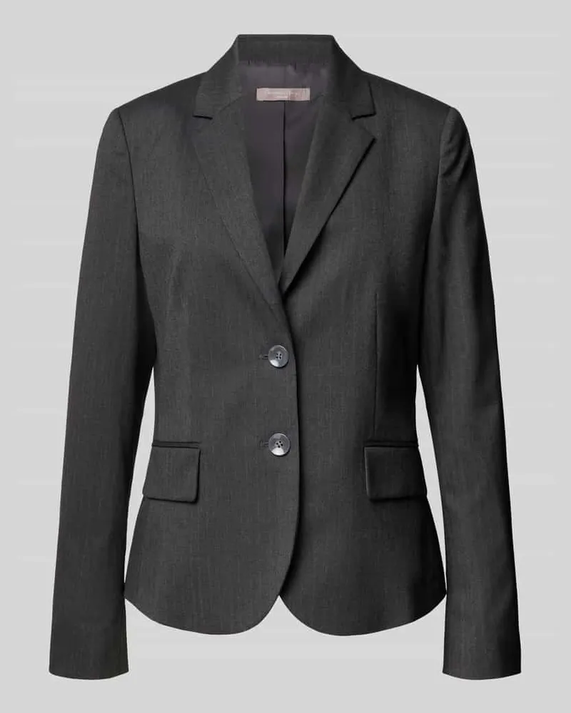 Christian Berg Blazer mit Reverskragen Anthrazit