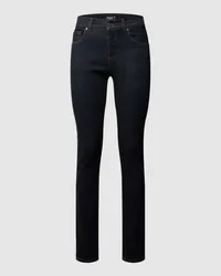 ANGELS  Skinny Fit Jeans mit Label-Patch Dunkelblau