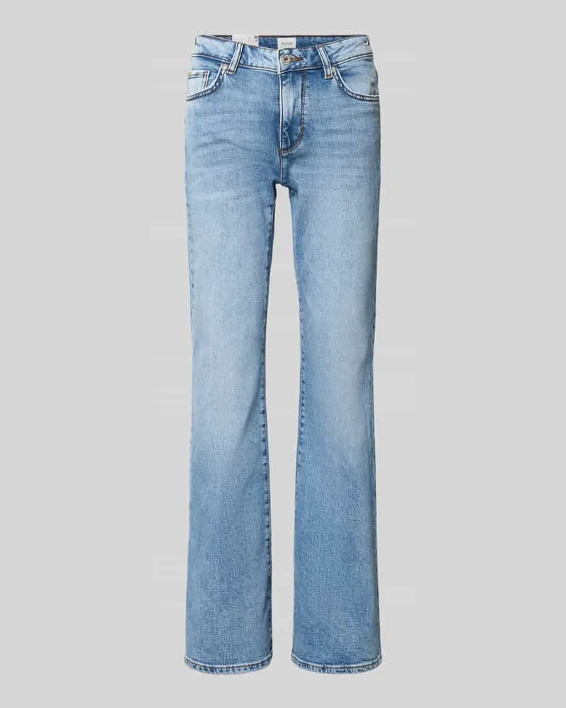 Mustang Flared Jeans im 5-Pocket-Design Modell 'Shelby Jeansblau