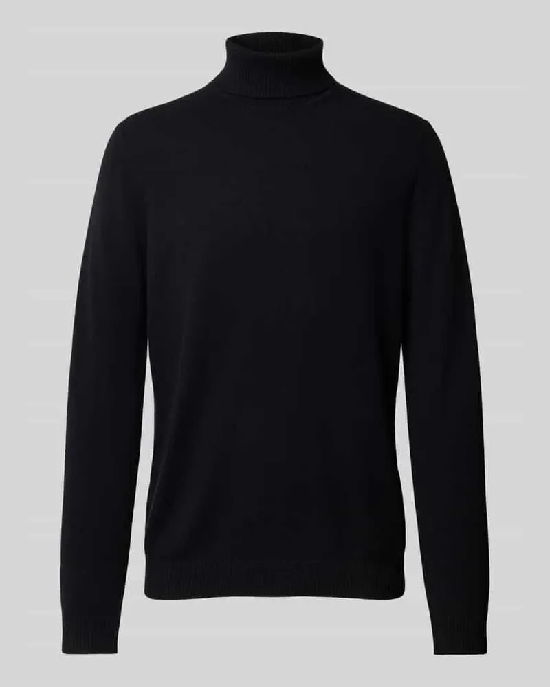 Christian Berg Regular Fit Strickpullover aus reinem Kaschmir Black