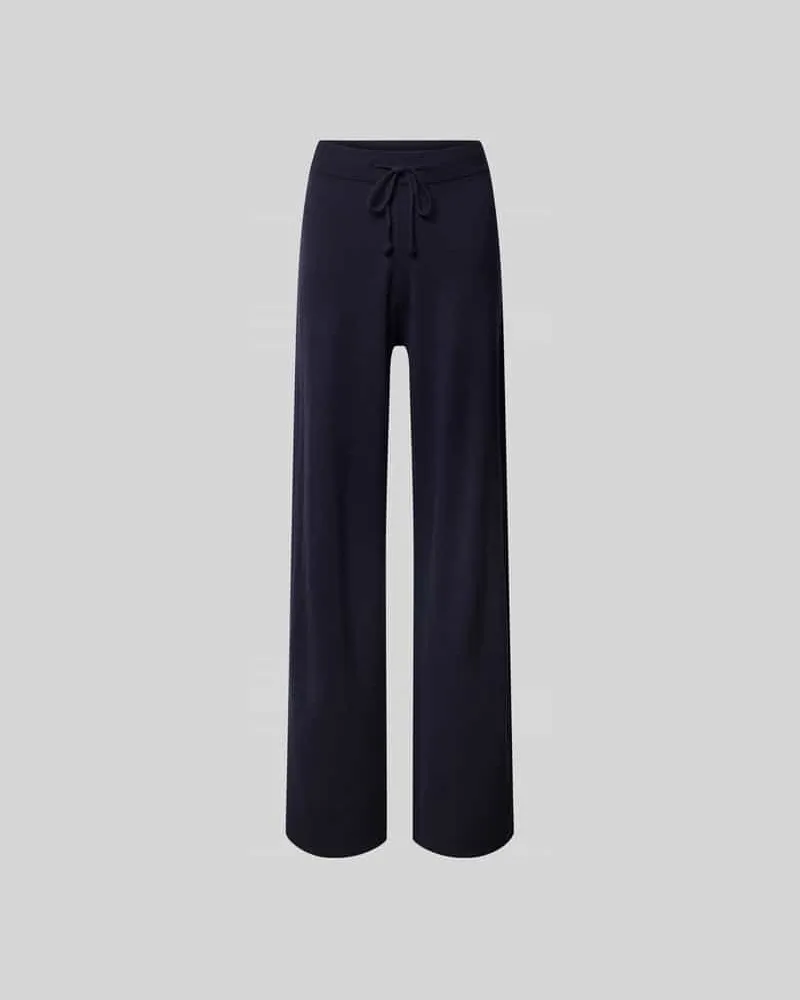 Juvia Stoffhose mit elastischem Bund Marine