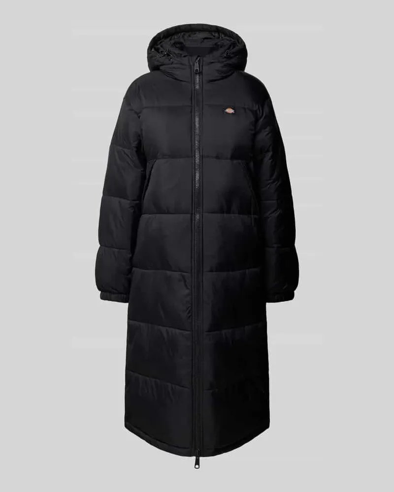 Dickies Steppmantel mit Label-Detail Modell 'ALATNA Black