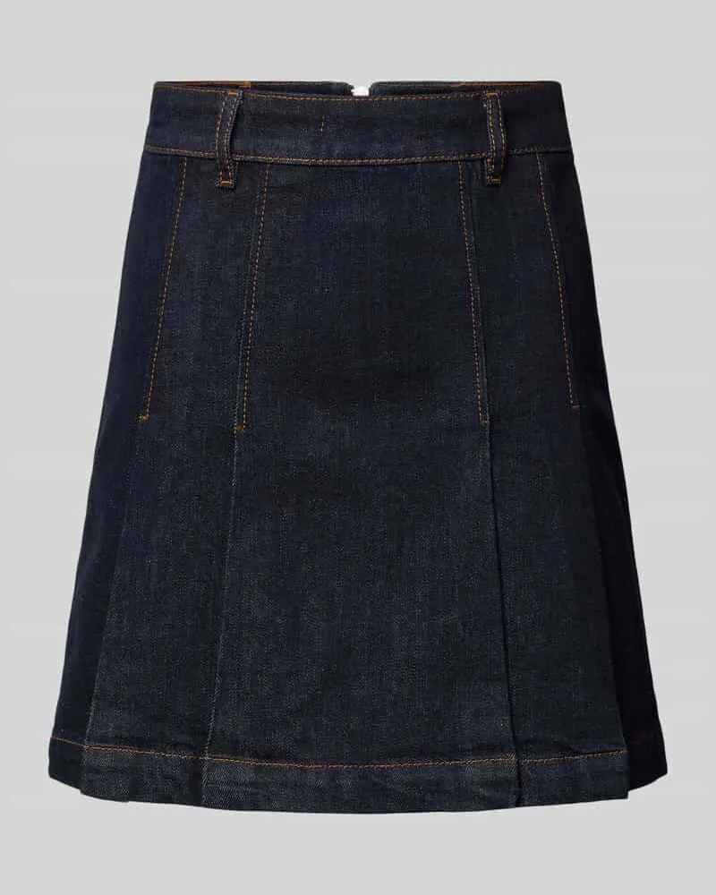 HUGO BOSS Mini-Jeansrock aus Baumwoll-Mix Modell 'GERELISE Dunkelblau
