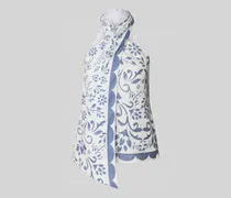 Regular Fit Blusentop mit Neckholder Modell 'TALAYLIER