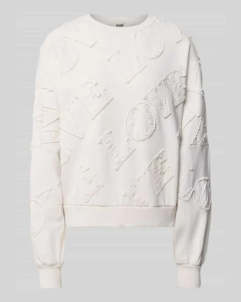 Drykorn Oversized Sweatshirt aus reiner Baumwolle Modell 'ASTERA Offwhite