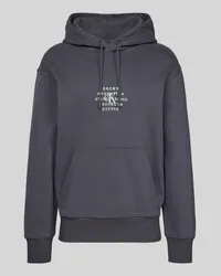 Calvin Klein Hoodie mit Label-Stitching Anthrazit