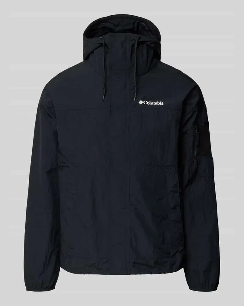 Columbia Sportswear Company Windbreaker mit verdecktem Reißverschluss Black