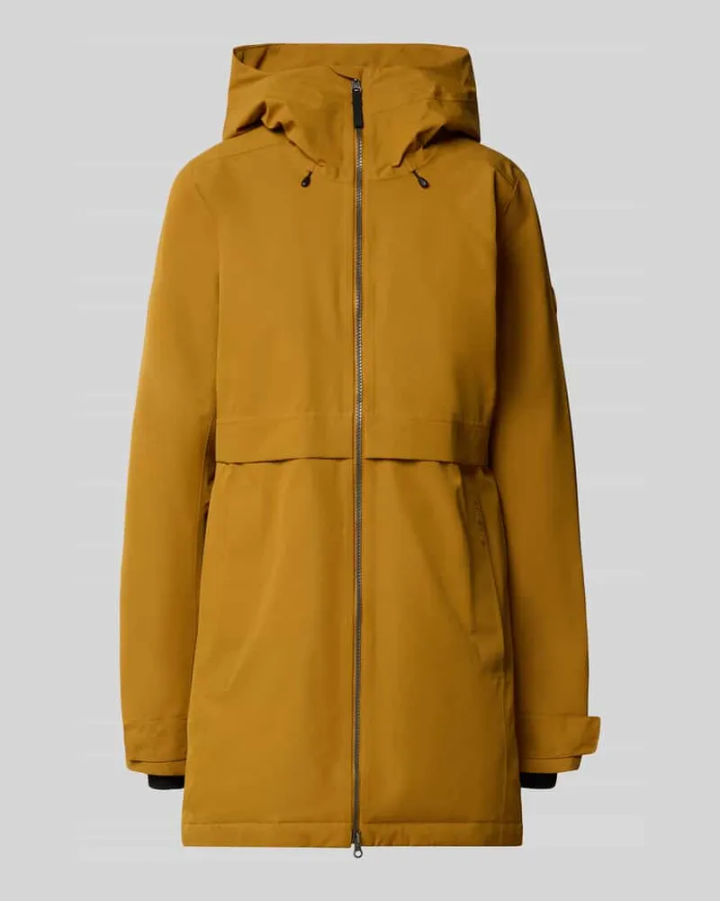 Didriksons 1913 Regular Fit Parka mit Kapuze Dunkelorange
