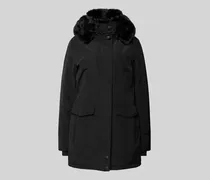 Taillierter Parka mit Kunstfellbesatz Modell 'STAVANGER