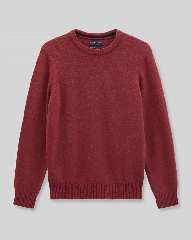 Marc O'Polo Pullover mit Logo-Detail Rot