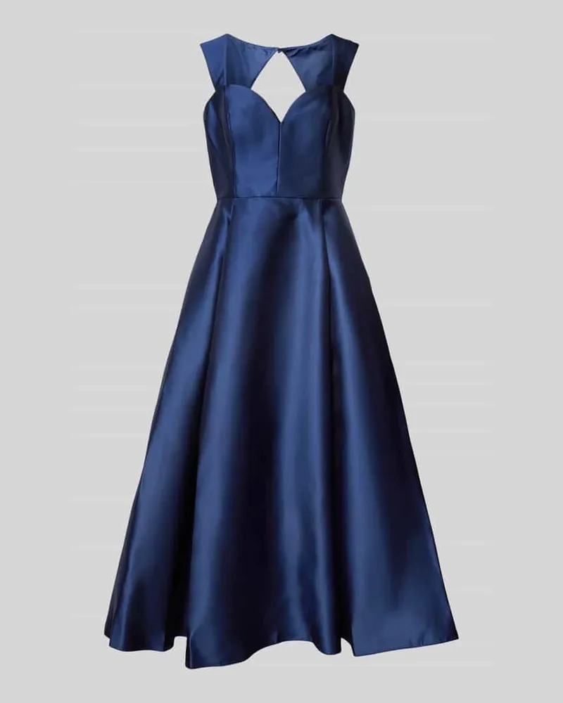 Adrianna Papell Abendkleid mit Cut Out im Rückenteil Dunkelblau