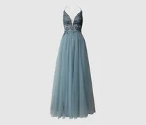 Abendkleid mit Zierbesatz