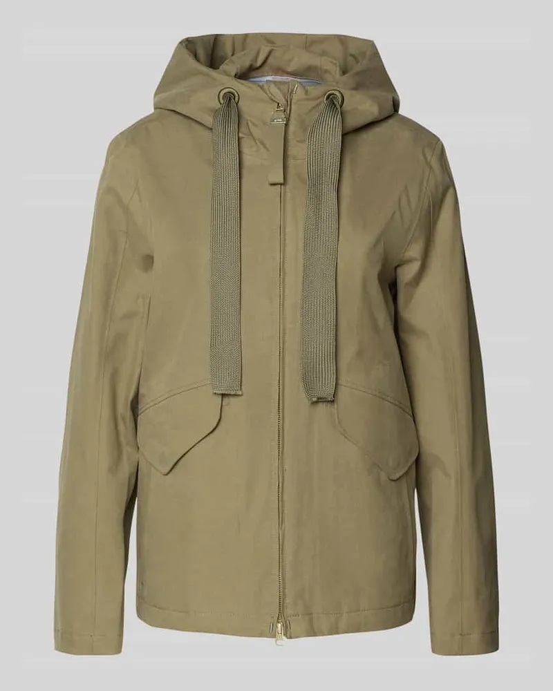 G-Lab Jacke aus Lyocell-Leinen-Mix mit Baumwoll-Anteil Modell 'JANE Oliv