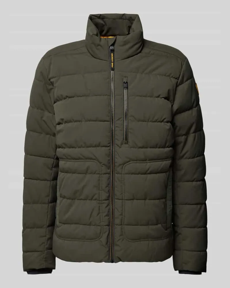 PME Legend Steppjacke mit Stehkragen Modell 'FREIGHTYET Oliv