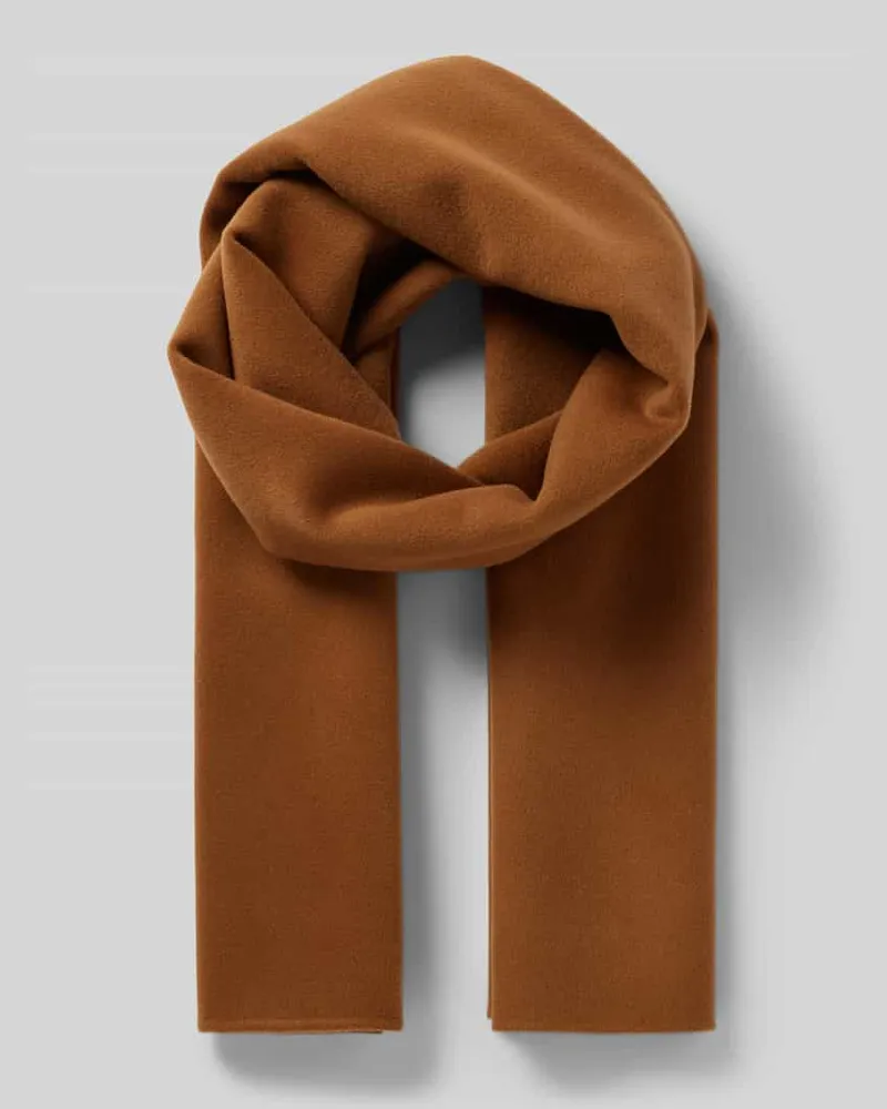 IVY & OAK Schal aus Viskose mit Label-Patch Modell 'AMY Cognac