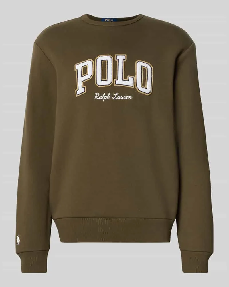 Ralph Lauren Loose Fit Sweatshirt aus Baumwoll-Mix Oliv