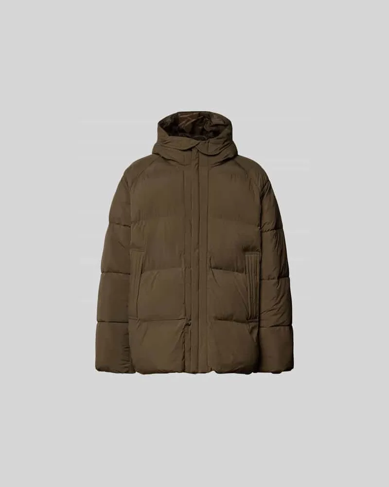 Closed Steppjacke mit Kapuze Khaki