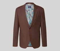 Slim Fit Sakko mit Viskose-Anteil und Reverskragen