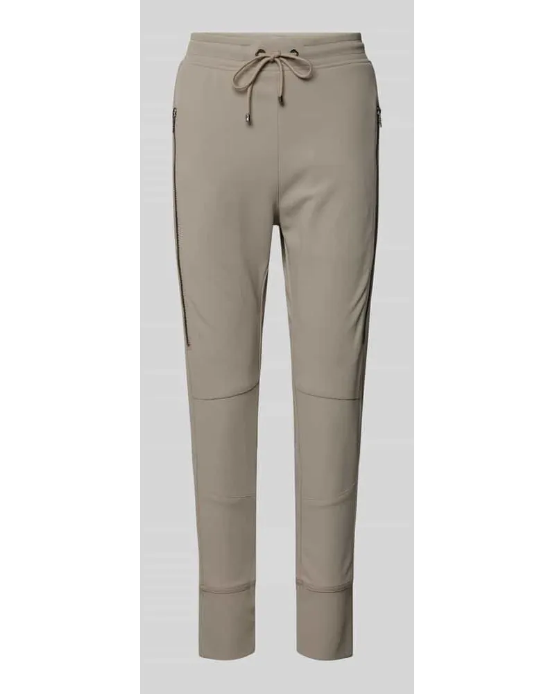 MAC Jeans Slim Fit Stoffhose mit Ziernähten Modell 'FUTURE 2.0 Offwhite