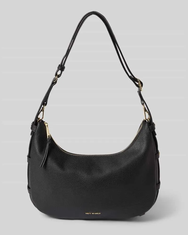 Hey Marly Handtasche aus Rindsleder-Mix Modell 'Lifetime Sister M Black