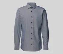 Slim Fit Business-Hemd mit Kentkragen