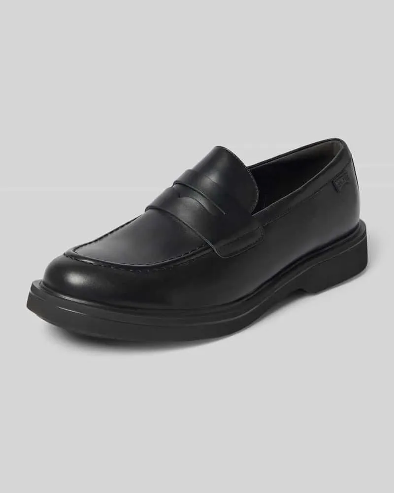 Camper Loafer aus echtem Leder Modell 'Norman Black