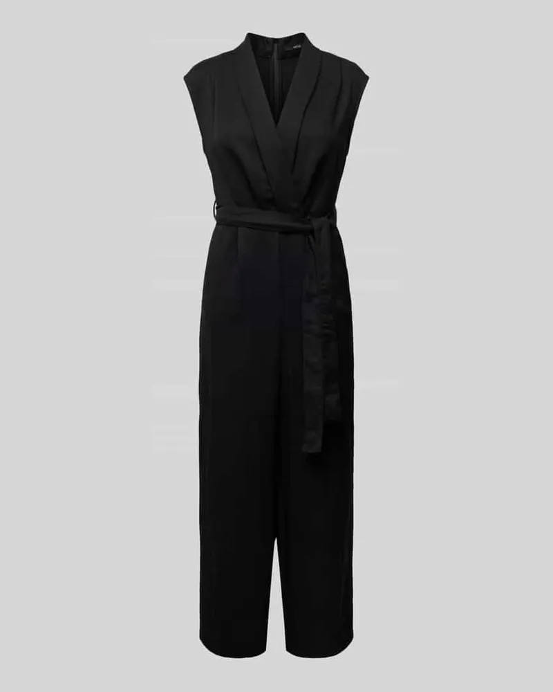 ZERO Jumpsuit in Wickel-Optik Black