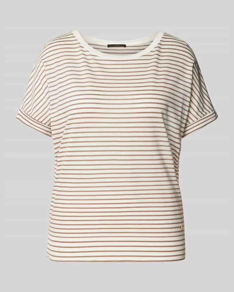 windsor. T-Shirt mit geripptem Rundhalsausschnitt Hazel