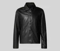 Regular Fit Lederjacke aus echtem Lammleder Modell 'KELLAN-S