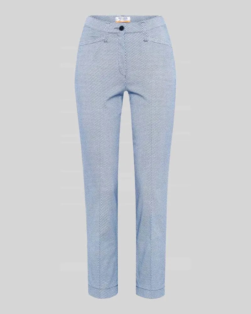 Brax Regular Fit Chino aus Baumwoll-Mix Modell 'LORELLA Dunkelblau