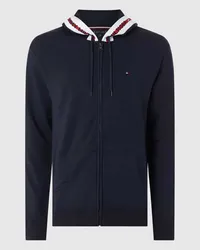 Tommy Hilfiger Sweatjacke mit Kapuze Dunkelblau