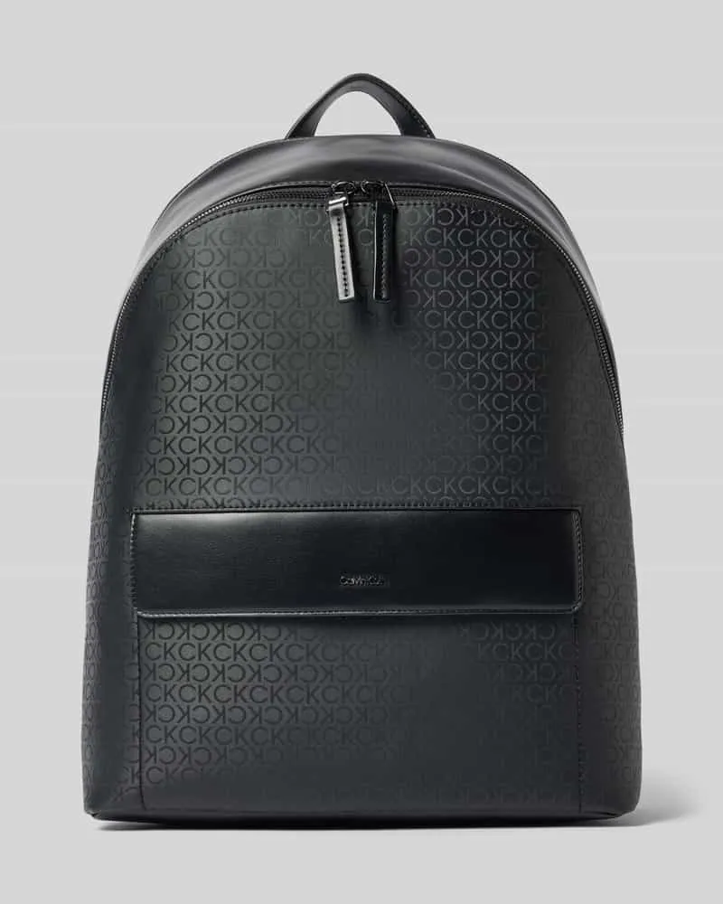 Calvin Klein Rucksack mit Label-Applikation Modell 'CK SLEEK Metallic