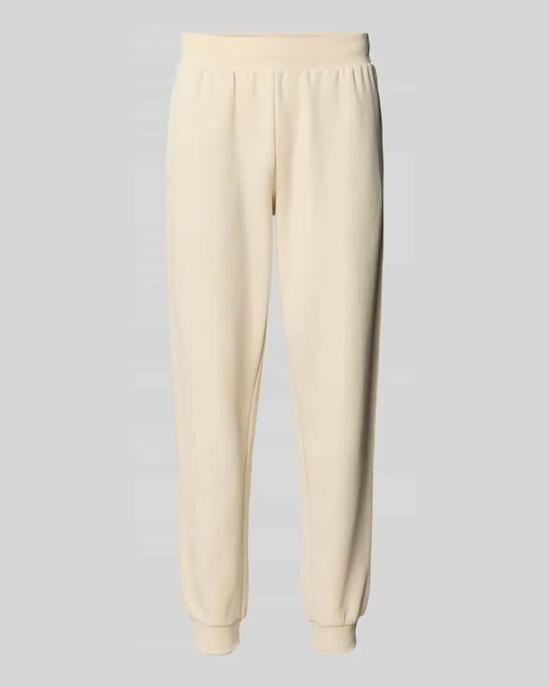 EA7 Sweatpants aus Baumwoll-Mix Sand