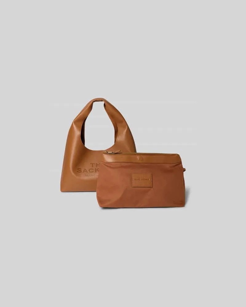 Marc Jacobs Shopper aus echtem Rindsleder Dunkel