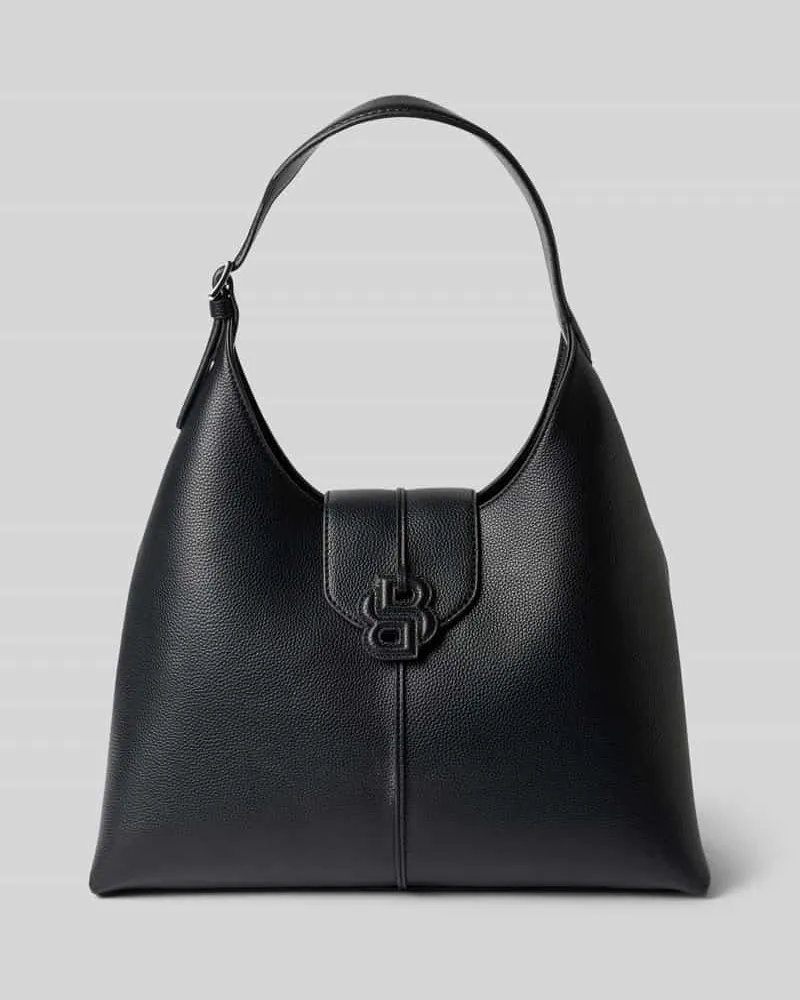 HUGO BOSS Umhängetasche mit Logo Applikation Black