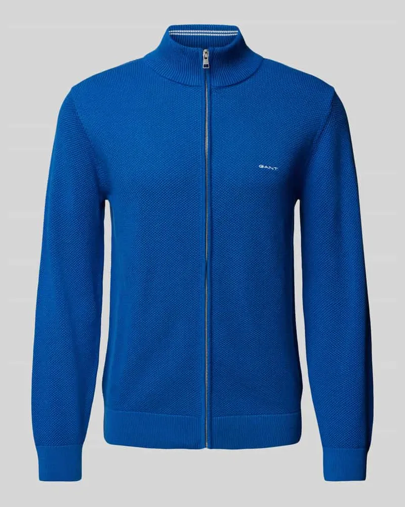 Gant Strickjacke mit Strukturmuster Royal