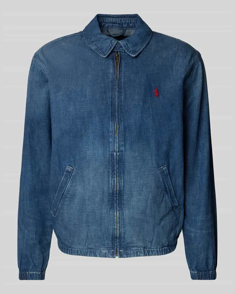 Ralph Lauren Jeansjacke mit Logo-Stitching Modell 'BAYPORT Marine