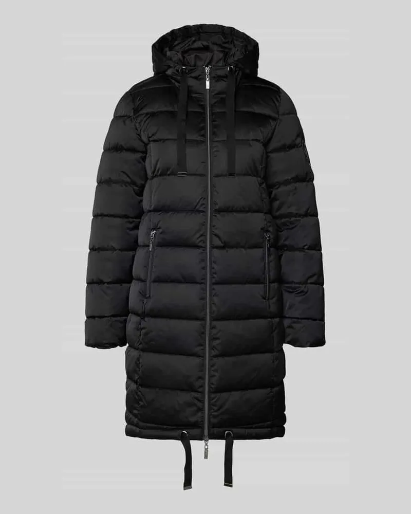 monari Steppmantel mit Kapuze Black