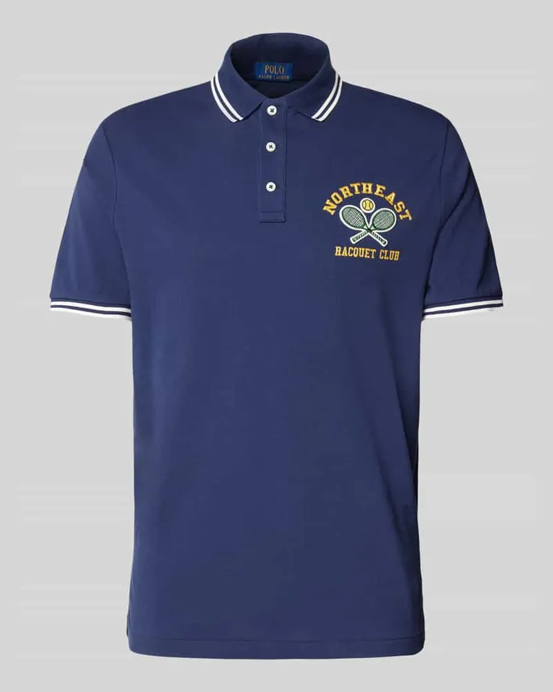 Ralph Lauren Regular Fit Poloshirt aus reiner Baumwolle Marine