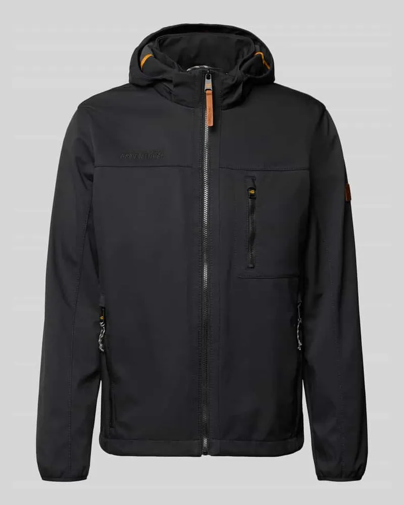 Camel Active Jacke mit Reißverschlusstaschen Graphit