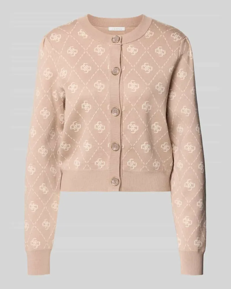 Guess Strickjacke mit Knopfleiste Modell 'SARAH Beige