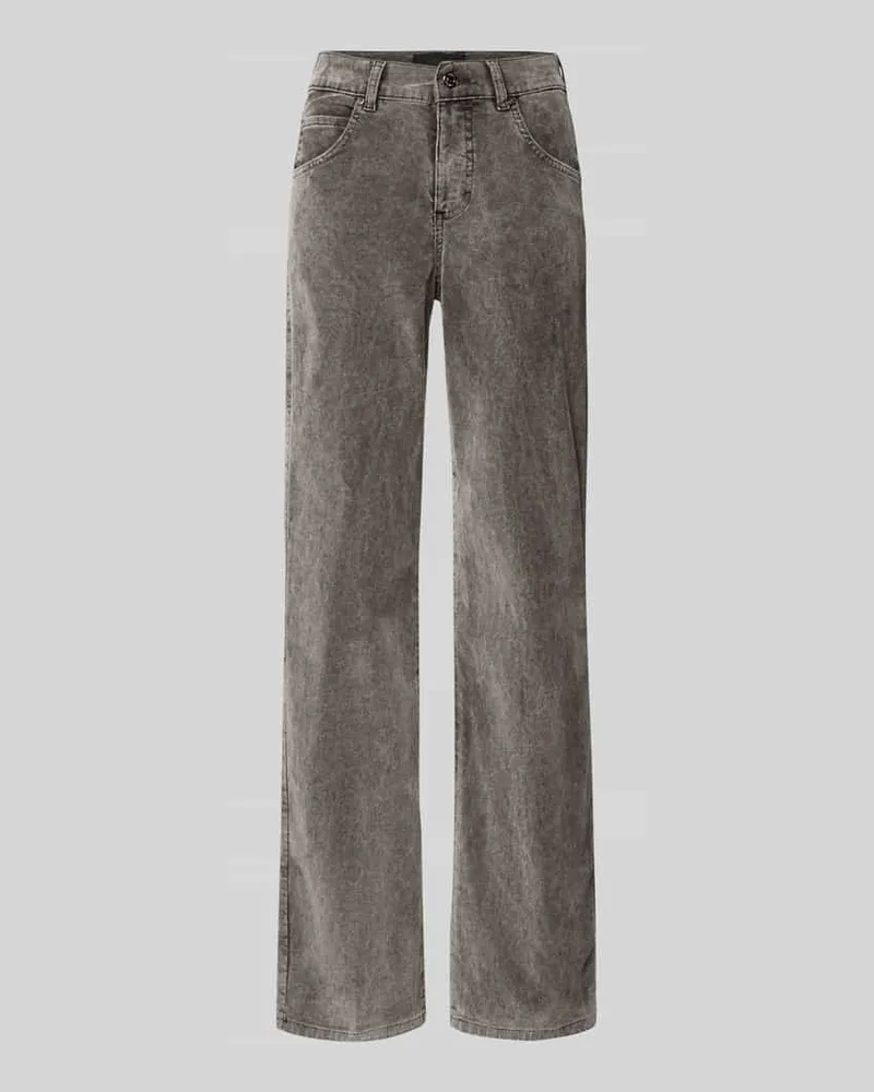 ANGELS  Stoffhose mit 5-Pocket-Design Modell 'Lara Dunkelgrau