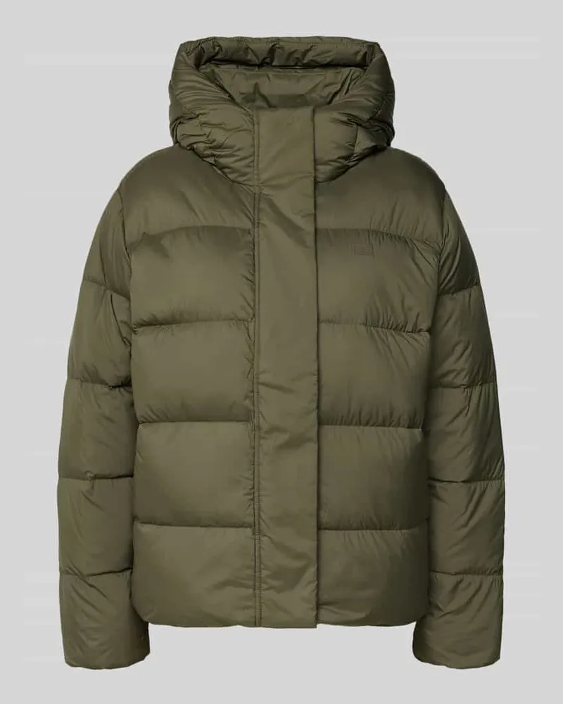 Tommy Hilfiger Slim Fit Daunenjacke mit Logo-Applikation Oliv