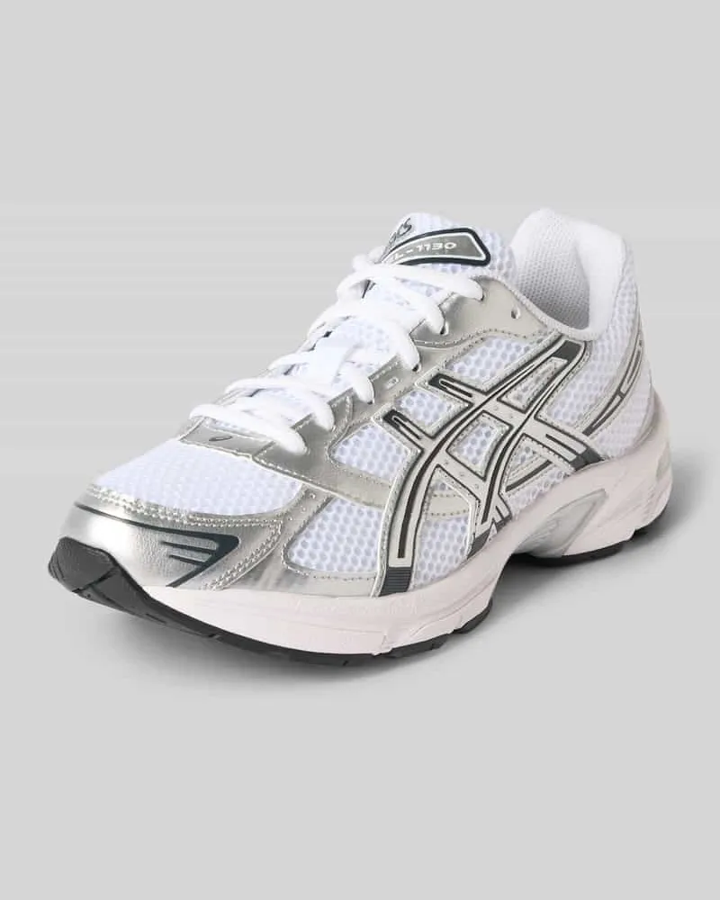 Asics Sneaker mit Kontrastbesatz Weiss