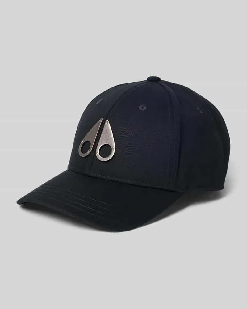 Moose Knuckles Basecap aus reiner Baumwolle Black