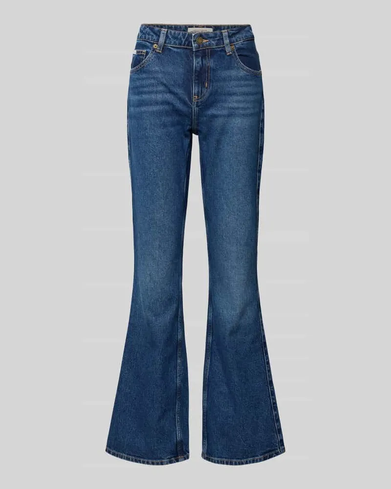 Guess Bootcut Jeans mit Label-Detail Jeansblau