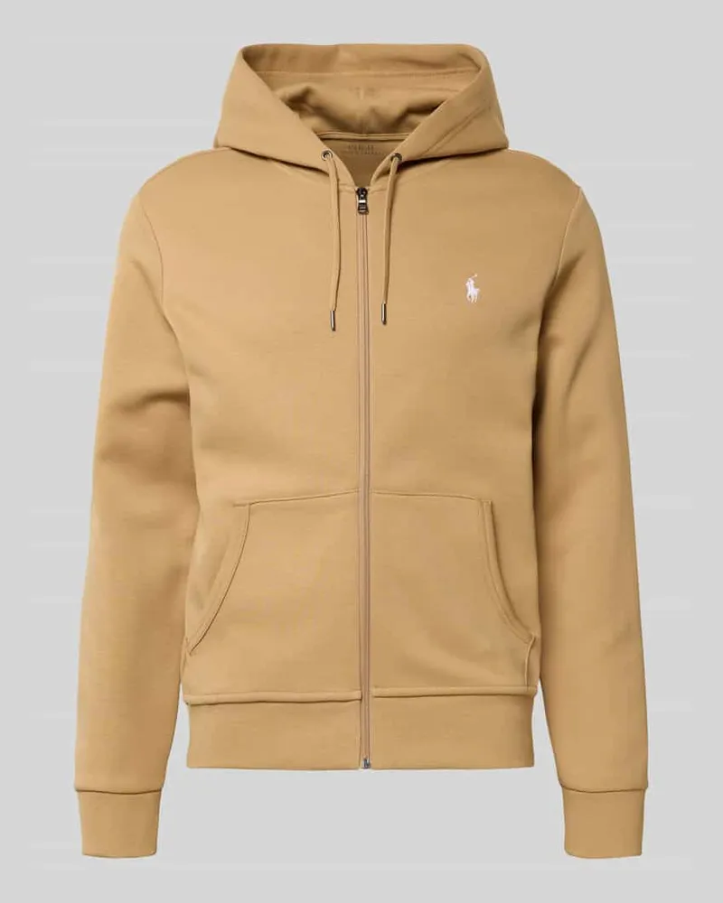 Ralph Lauren Sweatjacke mit Kapuze Camel