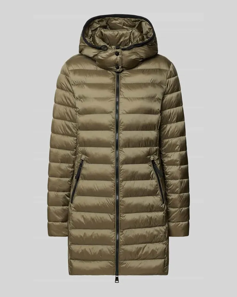 Fuchs Schmitt Regular Fit Steppmantel mit Kapuze Oliv