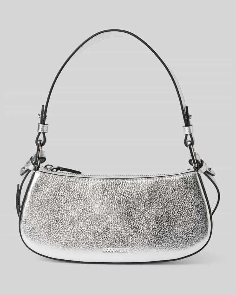 Coccinelle Handtasche mit Label-Detail Modell 'MERVEILLE Silber