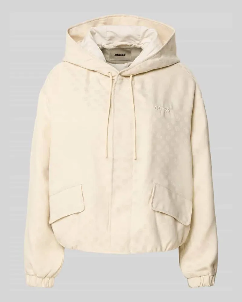 Guess Jacke mit Kapuze Offwhite